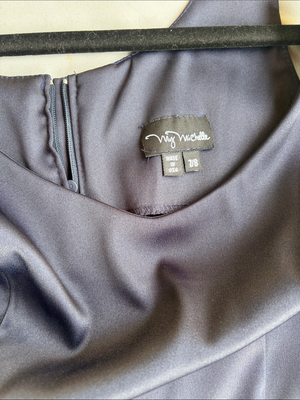 My Michelle Dark Gray Sleeveless Cocktail Dress - Picture 3 of 8